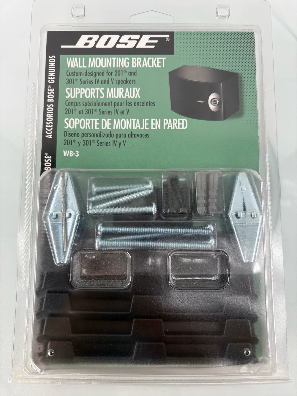 Bose WB-3 Wall Mounting Bracket for 201 & 301 Series IV/V Speakers Sealed